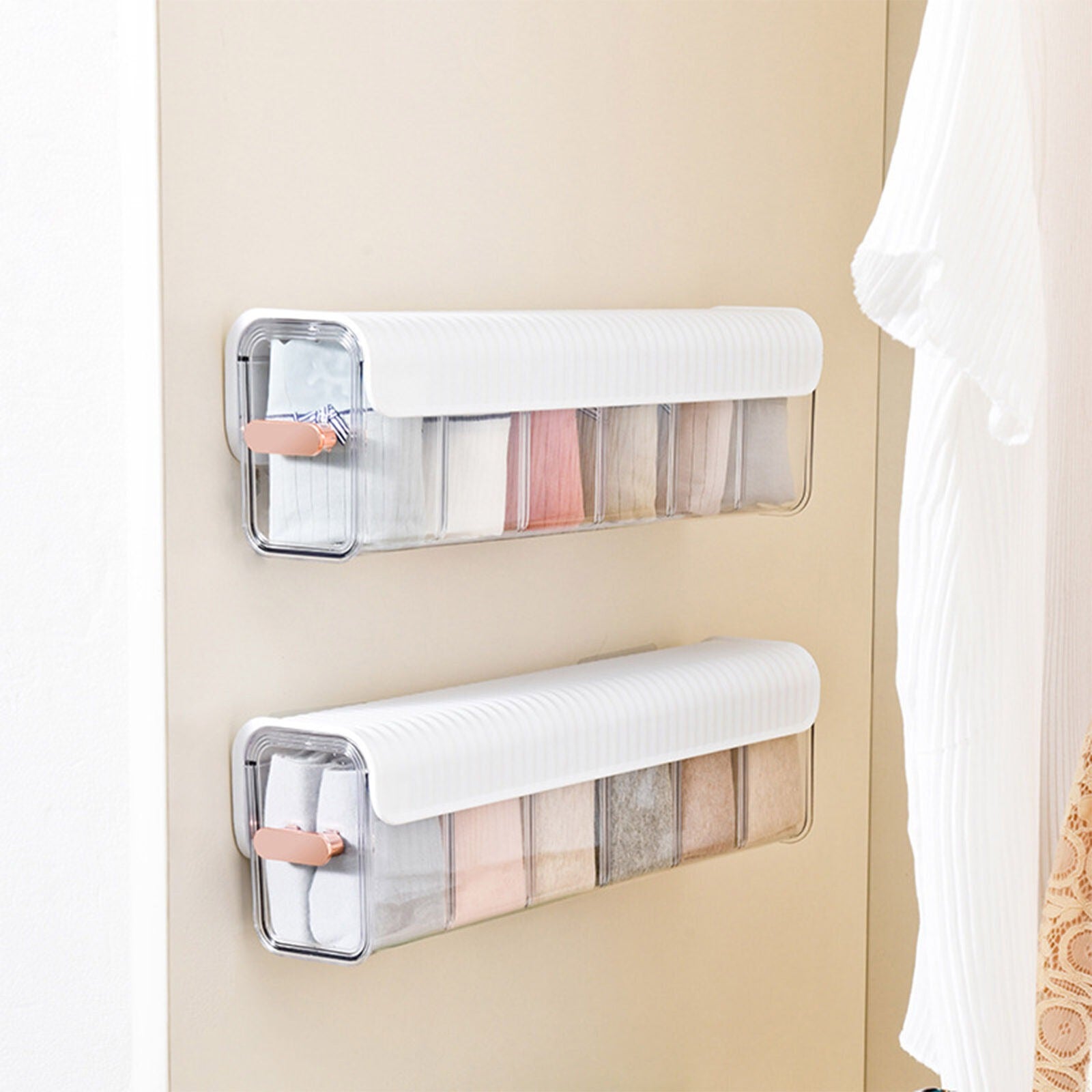 Socks Underwear Drawer Organizer Wall Mount