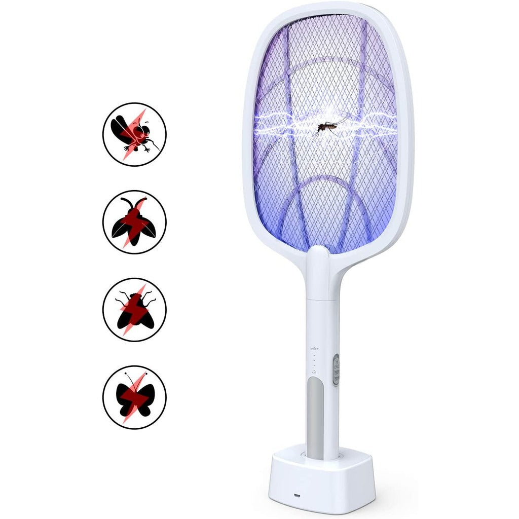 Led Mosquito Killer Racket 2 In 1 Rechargeable