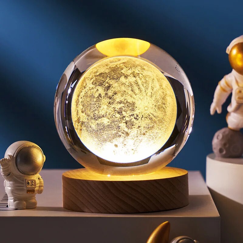 Crystal Ball Lamp Light