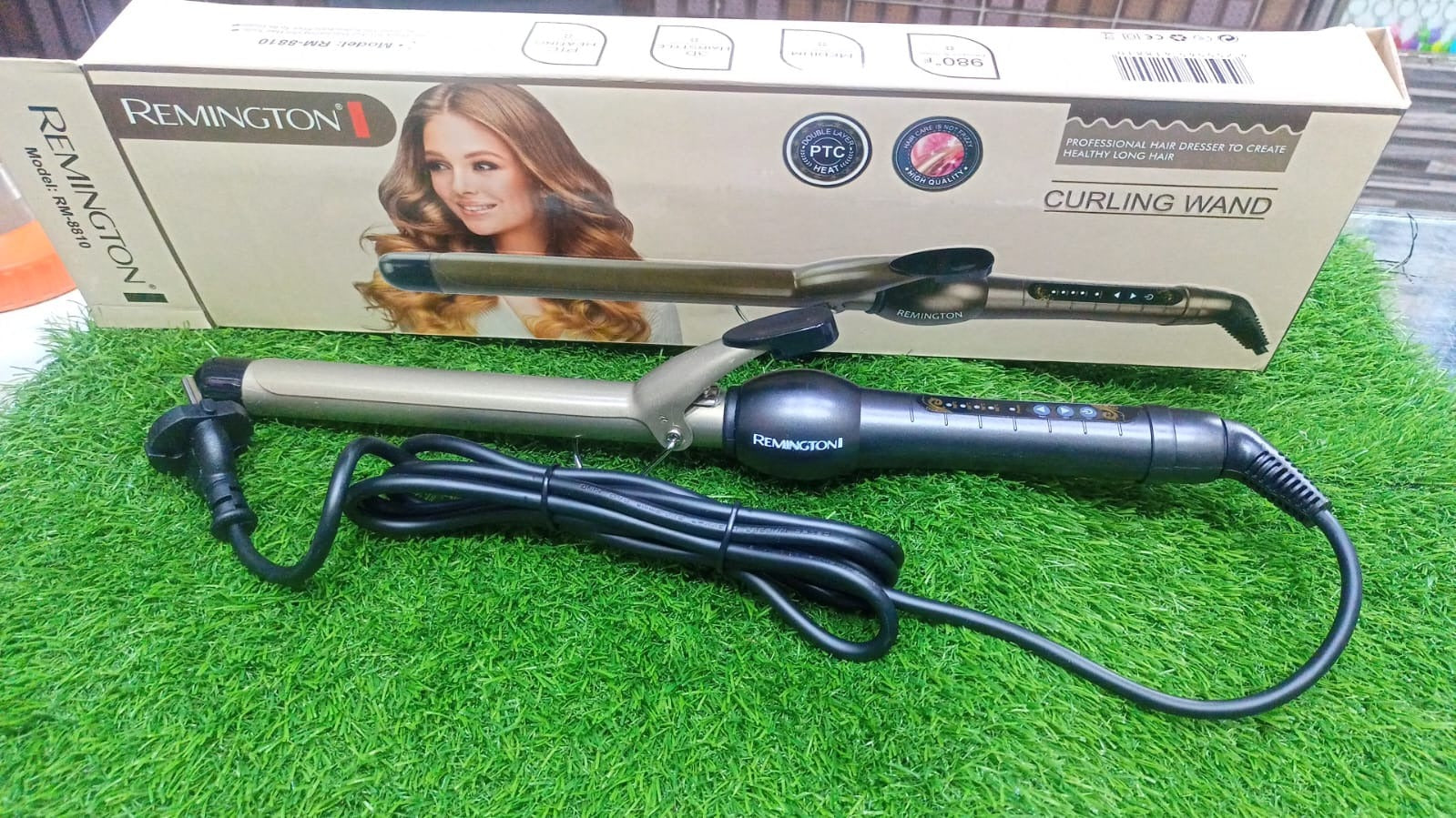 Hair Curler and Curling Wand Professional Series - Hair Curling Iron with Temperature Control