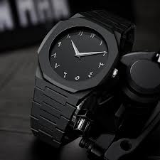 BLACK AURA ARABIC WATCH