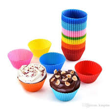 12Pcs DIY Silicone Cupcake Cup