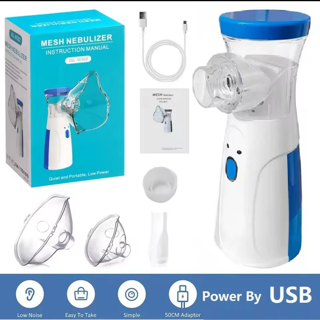 Portable Medical Silent Nebulizer – Handheld Asthma Inhaler Atomizer for Kids & Adults