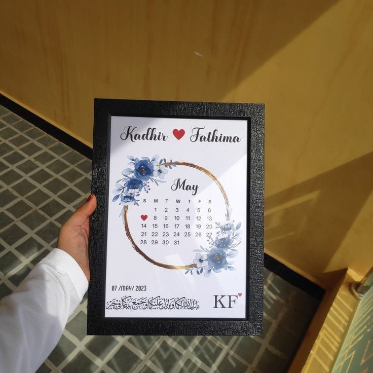 Customized Wall Hanging & Table Stand Frames – Multiple Sizes Available