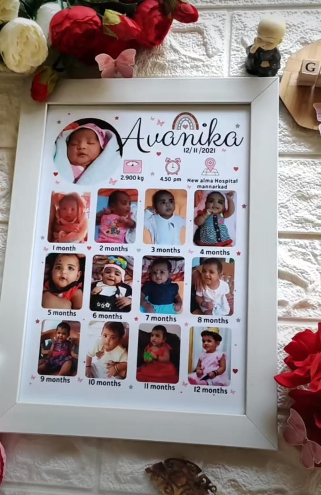 Customized Wall Hanging & Table Stand Frames – Multiple Sizes Available