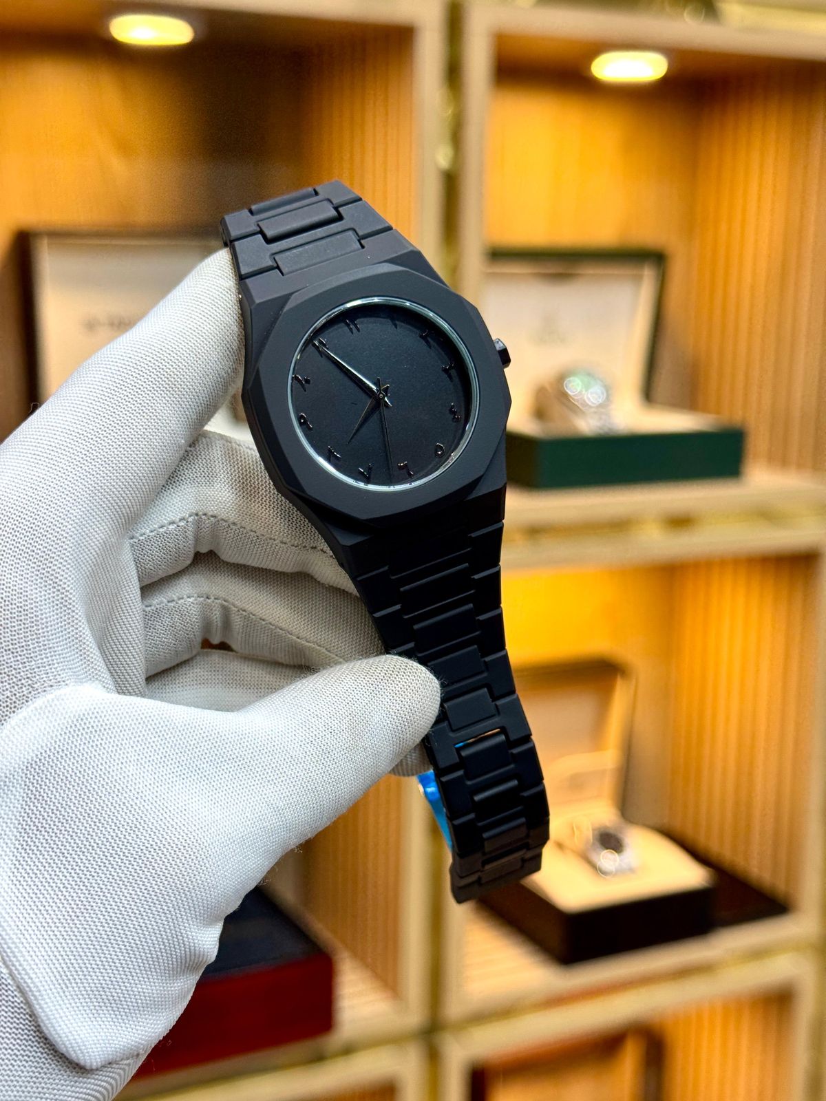 BLACK AURA ARABIC WATCH