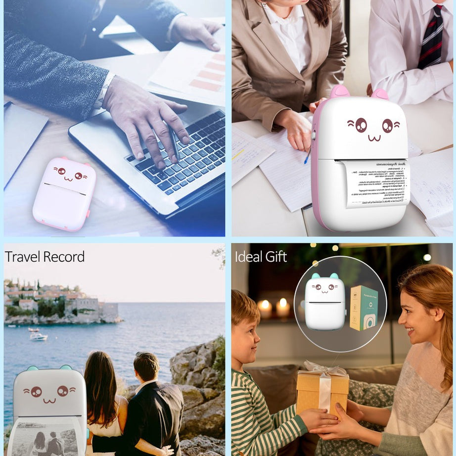 Imported Mini Portable Bluetooth Thermal Printer