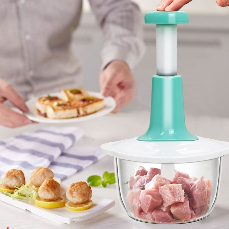 Multifunctional Manual Hand Chopper 1500 ml Speedy Hand Press Food Chopper