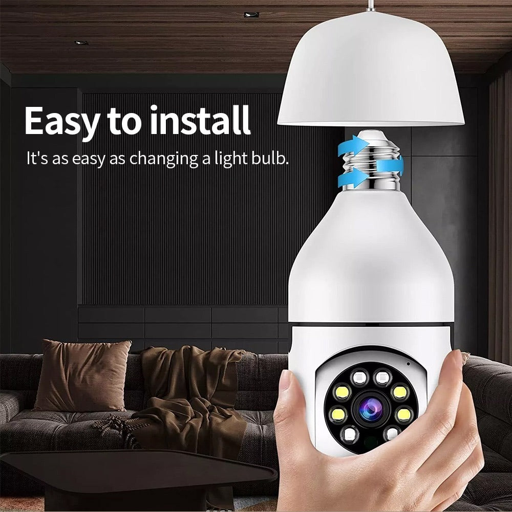 Wifi Bulb Camera 1080p Full HD